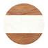 Mudpie Marble and Wood Lazy Susan