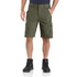 Carhartt Rugged Flex Relaxed Fit Ripstop Cargo Work Short - 11 Inch: Basil