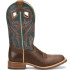 Double H Elliot Men's Western Work Boots - Chocolate and Azul