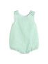 Lil Cactus Classic Green Seersucker Baby and Toddler Bubble Romper