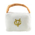 White Chewy Vuiton Handbag Large