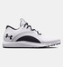 Under Armour Men's UA Charged Draw 2 Spikeless Golf Shoes - White / Black