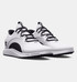 Under Armour Men's UA Charged Draw 2 Spikeless Golf Shoes - White / Black