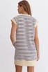 Entro Capped Sleeve Mini Dress