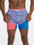 Chubbies The Spades Lined Classic Swim Trunk - Blue Floral/Blue & Coral Liner