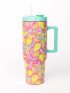 Mary Square 40 oz Stainless To-Go Tumbler - Vine Time