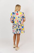 Karlie London Floral V-Neck Scallop Dress