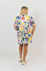 Karlie London Floral V-Neck Scallop Dress