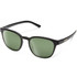 Suncloud Montecito Sunglasses - Black with Polarized Gray-Green