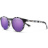 Suncloud Metric Sunglasses - Matte Ice Tortoise with Polarized Purple Mirror