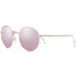 Suncloud Bridge City Sunglasses - Rose Gold with Polarized Pink Gold Mirror Lens