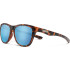 Suncloud Topsail Sunglasses - Matte Tortoise with Polarized Aqua Mirror