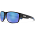 Suncloud Range Sunglasses - Black with Polarized Blue Mirror