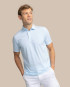 Southern Tide brrr-eeze Meadowbrook Stripe Polo - Clearwater Blue