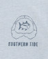 Southern Tide Youth Heather Shark Plank Tee - Heather Platinum Grey