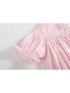 Lil Cactus Light Pink Daisy Smocked Bishop Dress