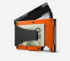 The Ridge Basecamp Orange Aluminum Ridge Wallet with Money Clip