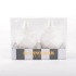 8 Oak Lane White Textured Jar Salt & Pepper Shaker Boxed Set