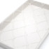 8 Oak Lane White Textured Guest Towel Tray