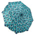 Galleria Peacock Folding Umbrella-Single Cover Reverse Close