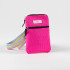 Scout Poly Pocket Woven Crossbody - Neon Pink