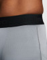 Nike Pro Men's Dri-FIT Fitness Long Shorts - Smoke Grey/Black