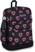 Jansport Cross Town Plus Backpack - Happy Hearts Black