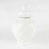8 Oak Lane White Textured Ginger Jar - Large