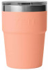 Yeti Rambler 16 oz Stackable Cup - Lowcountry Peach