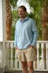 Local Boy Bentley Quarter Zip- Columbia Blue