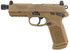 FN FNX-45 Tactical .45 ACP 5.3" Threaded Barrel Pistol, Flat Dark Earth - 15+1 Rounds