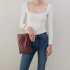 Hobo Sheila Ring Clutch - Frosted Plum