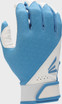 Easton Fundamental Fastpitch Youth Batting Gloves - White/Columbia Blue