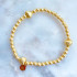 Cola Stacks Golden Heart Bracelet