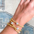 Cola Stacks Mix Heart Bracelet