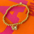 Cola Stacks Gold Butterfly Bracelet