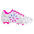Rip-It Girls' Molded Soccer Cleats RIPSC-White/Pink Glo