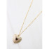 Caroline Hill Raenell Gold Heart Locket Necklace