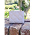 Caroline Hill Monica Double Zip Wallet - Nude Quilted
