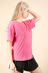 Very J Mineral Washed Knit Top with Pocket