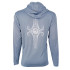 Bimini Bay Hatteras Performance Hoodie with Gaiter Featuring BloodGuard - Infinity Gray
