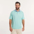 Southern Marsh Bermuda Performance Polo Hampton Stripe - Honeydew & Mint