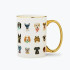 Rifle Paper Co. Dog Days Porcelain Mug