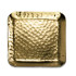 India Handicrafts Gold Hammered Tray - Small