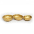 India Handicraft Alum Gold Tree Section Bowl