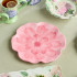 Certified International Wildflower Pink Melamine 3-D Floral Platter 14.5in
