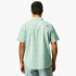 Aftco Boatbar SS Button Down Shirt - Aqua Glass