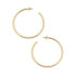 Canvas Ivy Hoop Earrings in Shiny Gold
