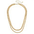 Canvas Ember 2-Row Ball Bead Necklace - Gold