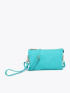 Jen & Co. Riley Vegan Crossbody Aquamarine
